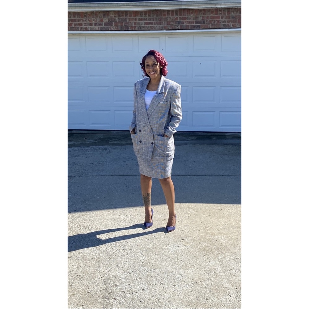 Vintage Three Piece Skirt And Pant Set